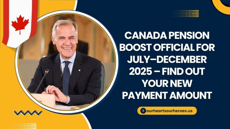 Canada Pension Boost Official for July–December 2025 – Find Out Your New Payment Amount