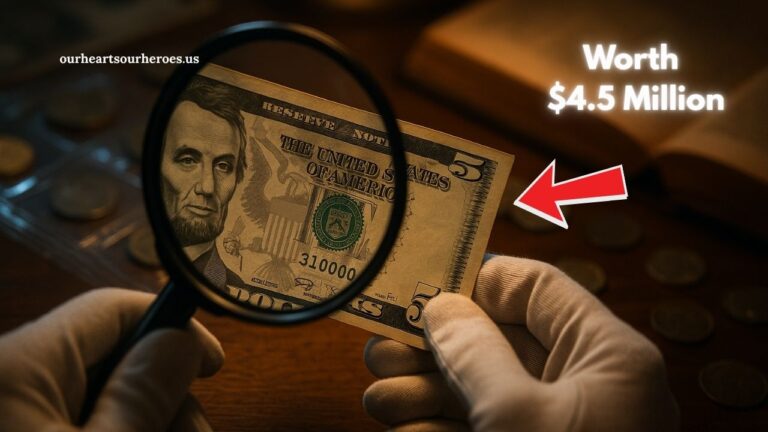 This Rare $5 Bill Could Be Worth $4.5M – Check For Serial Number 31000!